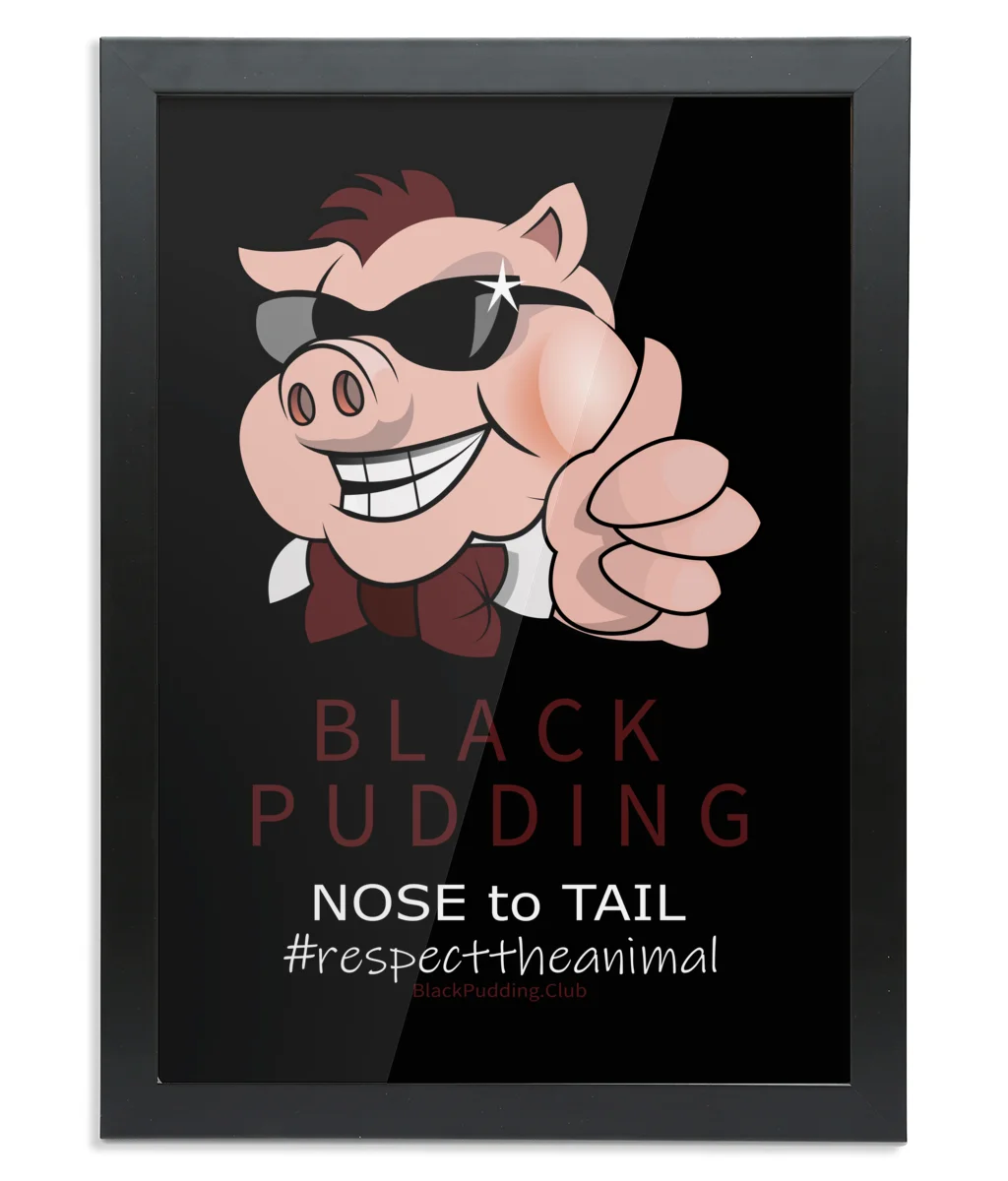 Black Pudding #respecttheanimal Bamboo Print