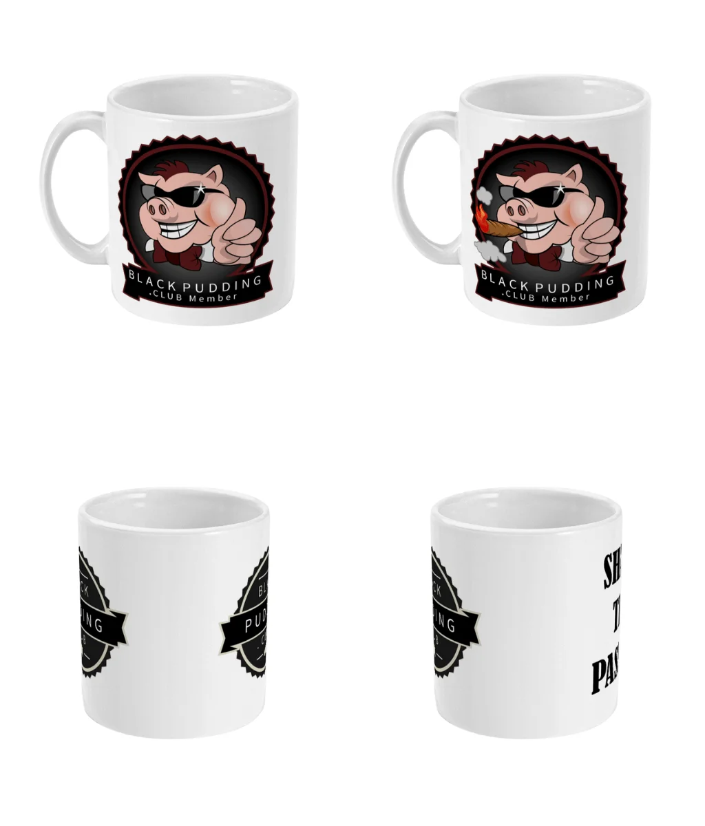 BlackPudding.Club Logo Mugs (min SET of 4) 1 BlackPudding.Club Logo Mugs