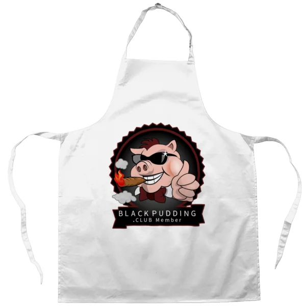 BlackPudding.Club Member Apron - Cool Pig