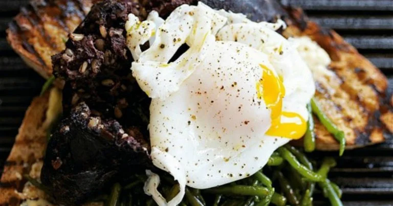 Black Pudding Duck Egg Samphire