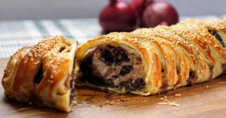 Black Pudding Sausage Plait