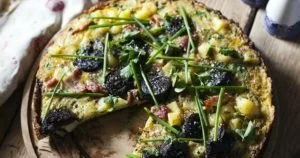 Irish Omelette with Black Pudding