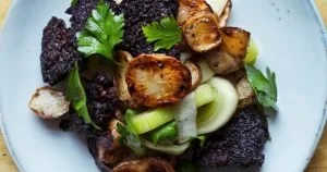 Jerusalem Artichoke Leeks BlackPudding