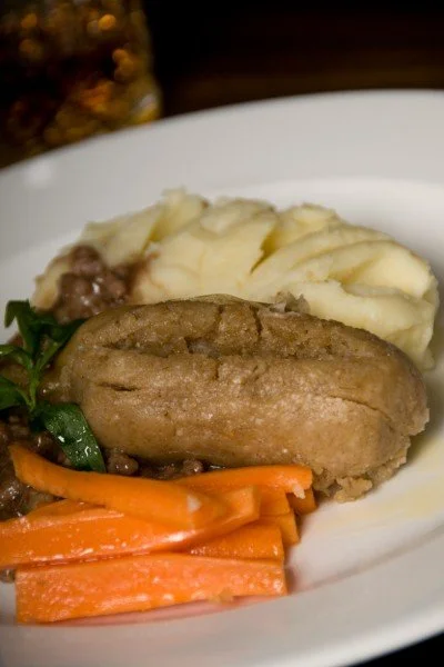 Mince Tatties and White Pudding