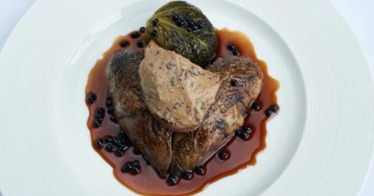 Roast Grouse Black Pudding Crumble