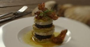 Scallops Black Pudding Ginger